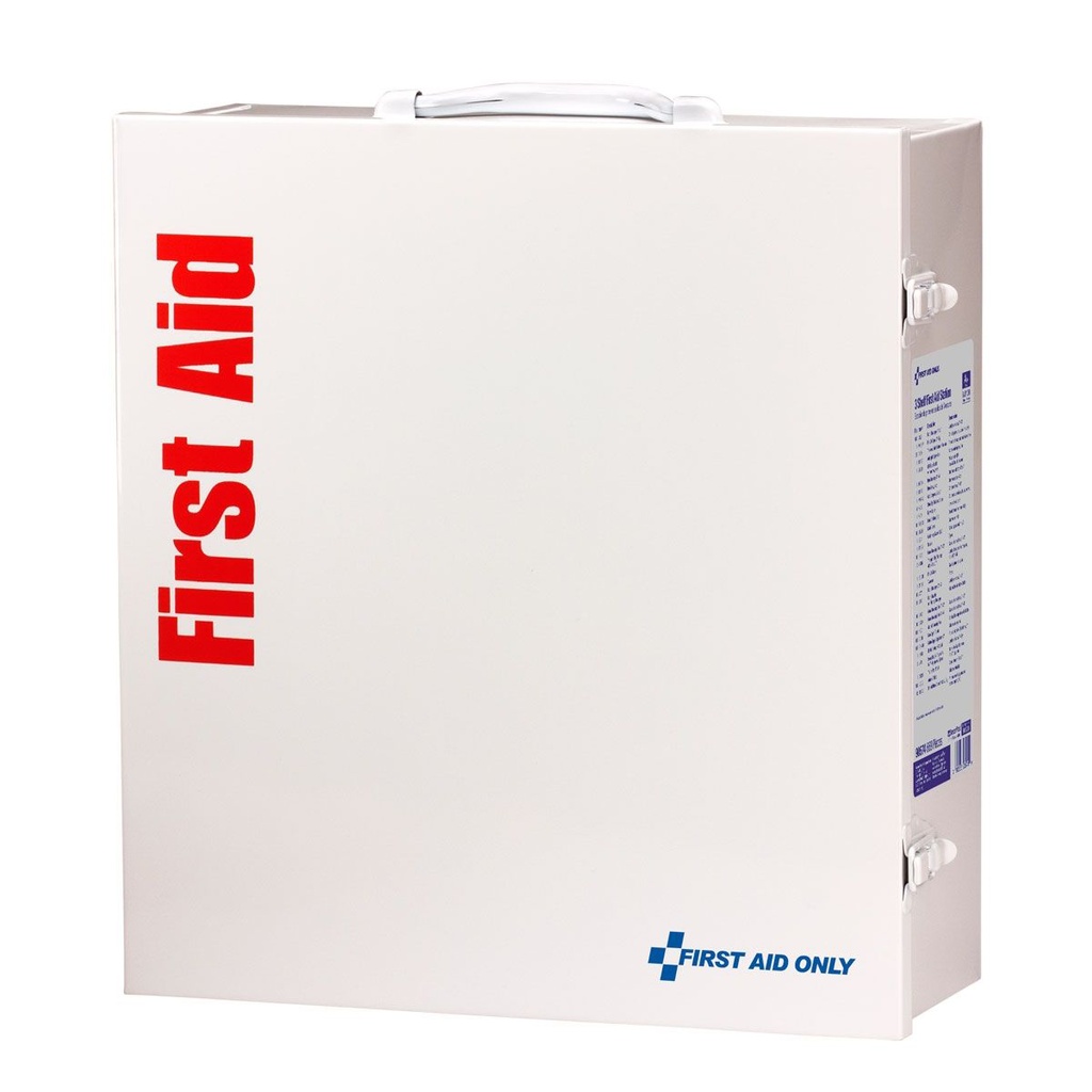 First Aid Only 3 Shelf ANSI Class A+ Metal First Aid Cabinet with Medications