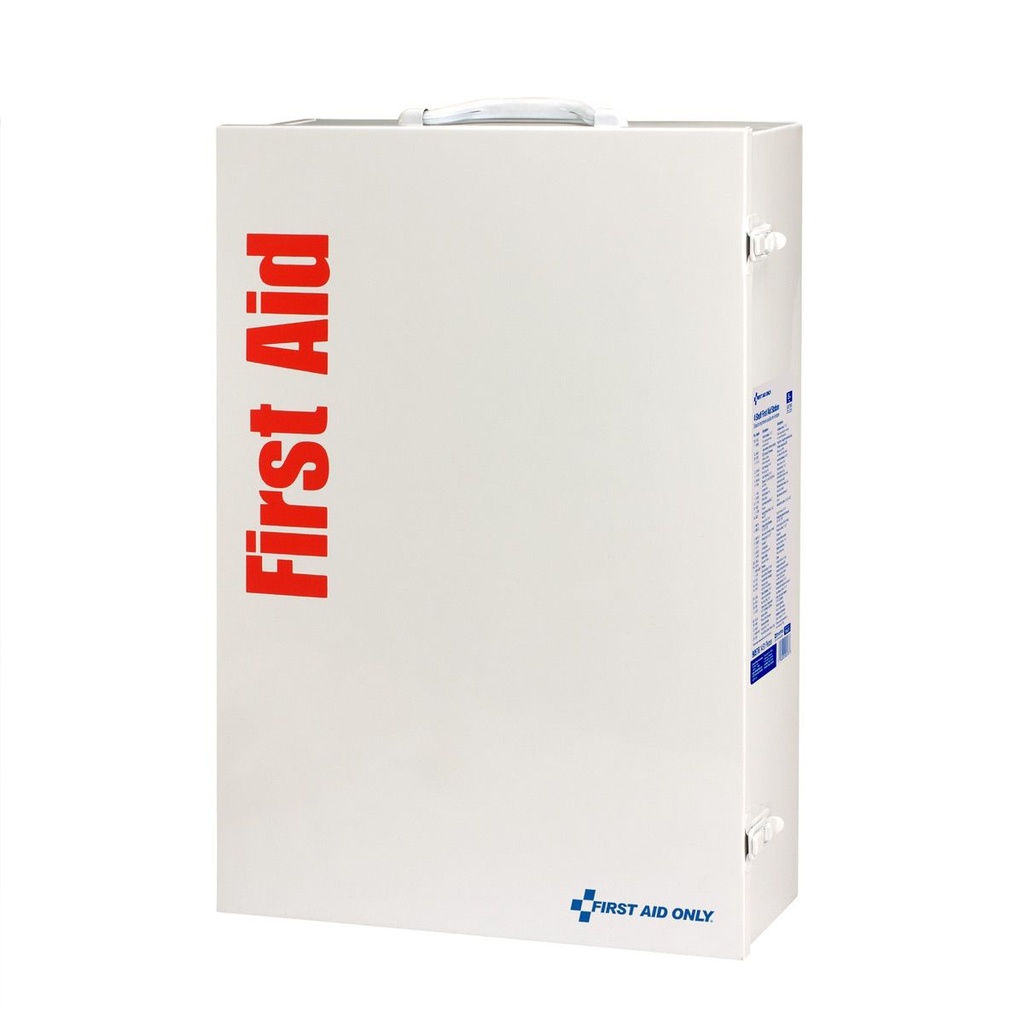 First Aid Only 4 Shelf ANSI Class B+ Metal First Aid Cabinet with Medications