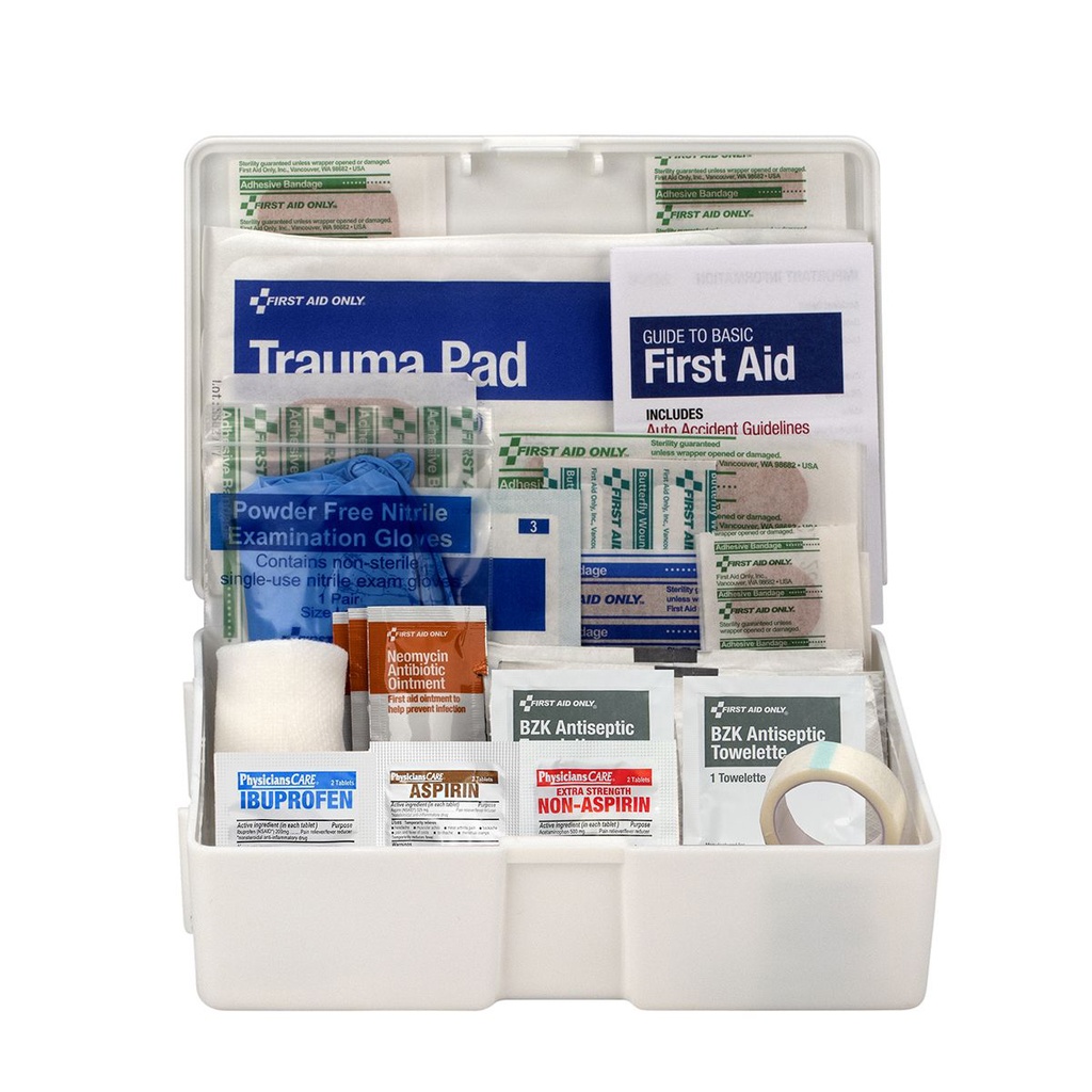 First Aid Only 80 Piece Home and Office First Aid Kit with Plastic Case