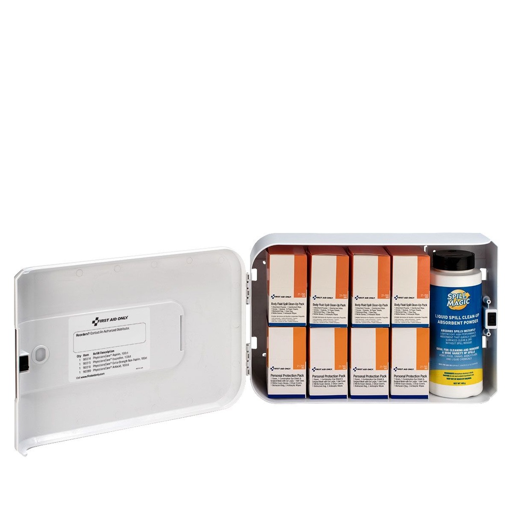 First Aid Only SmartCompliance Complete Plastic Bloodborne Pathogen Station Cabinet