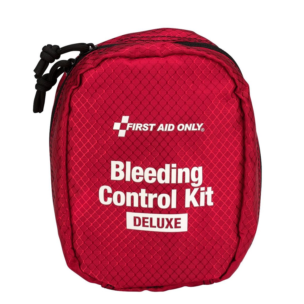 First Aid Only Deluxe Bleeding Control Kit with Fabric Case