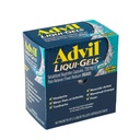 First Aid Only Advil Liquid-Gels Pain Reliever Capsule, 100/Box