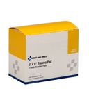 First Aid Only 5 inch x 9 inch Trauma Pad, 4/Box