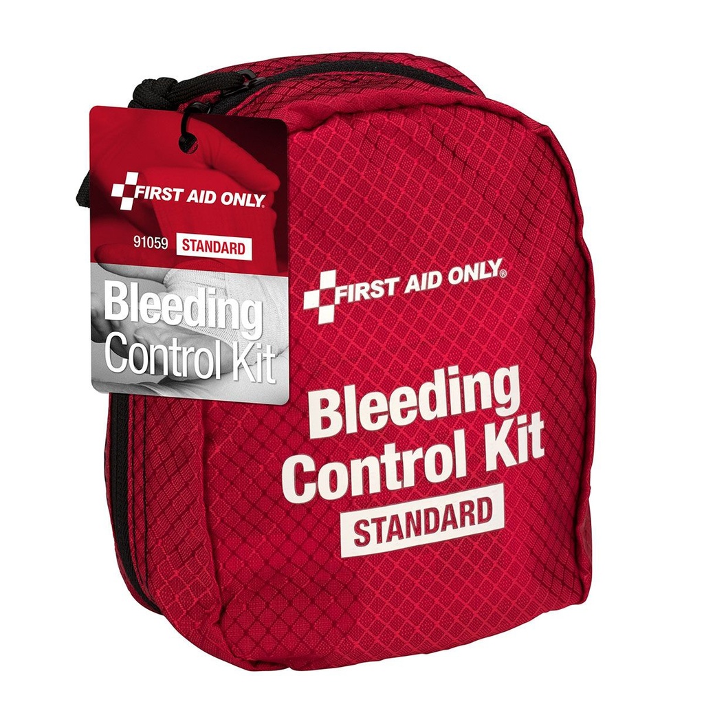 First Aid Only Standard Bleeding Control Kit with Fabric Case