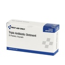 First Aid Only Triple Antibiotic Ointment, 25/Box