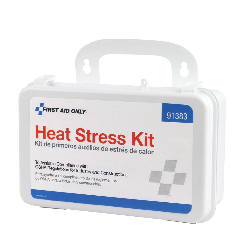 First Aid Only Medium Heat Stress Kit with Plastic Case