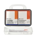 First Aid Only Bloodborne Pathogen (BBP) Unitized Spill Clean Up Kit with CPR and Plastic Case