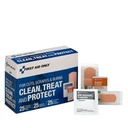 First Aid Only Clean Treat and Protect Wound Care Kit