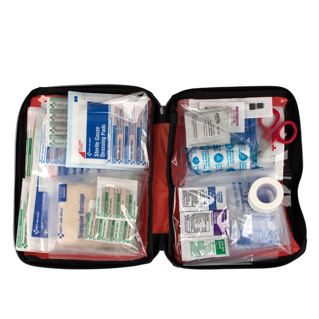 First Aid Only Be Red Cross Ready First Aid Kit with Nylon Case