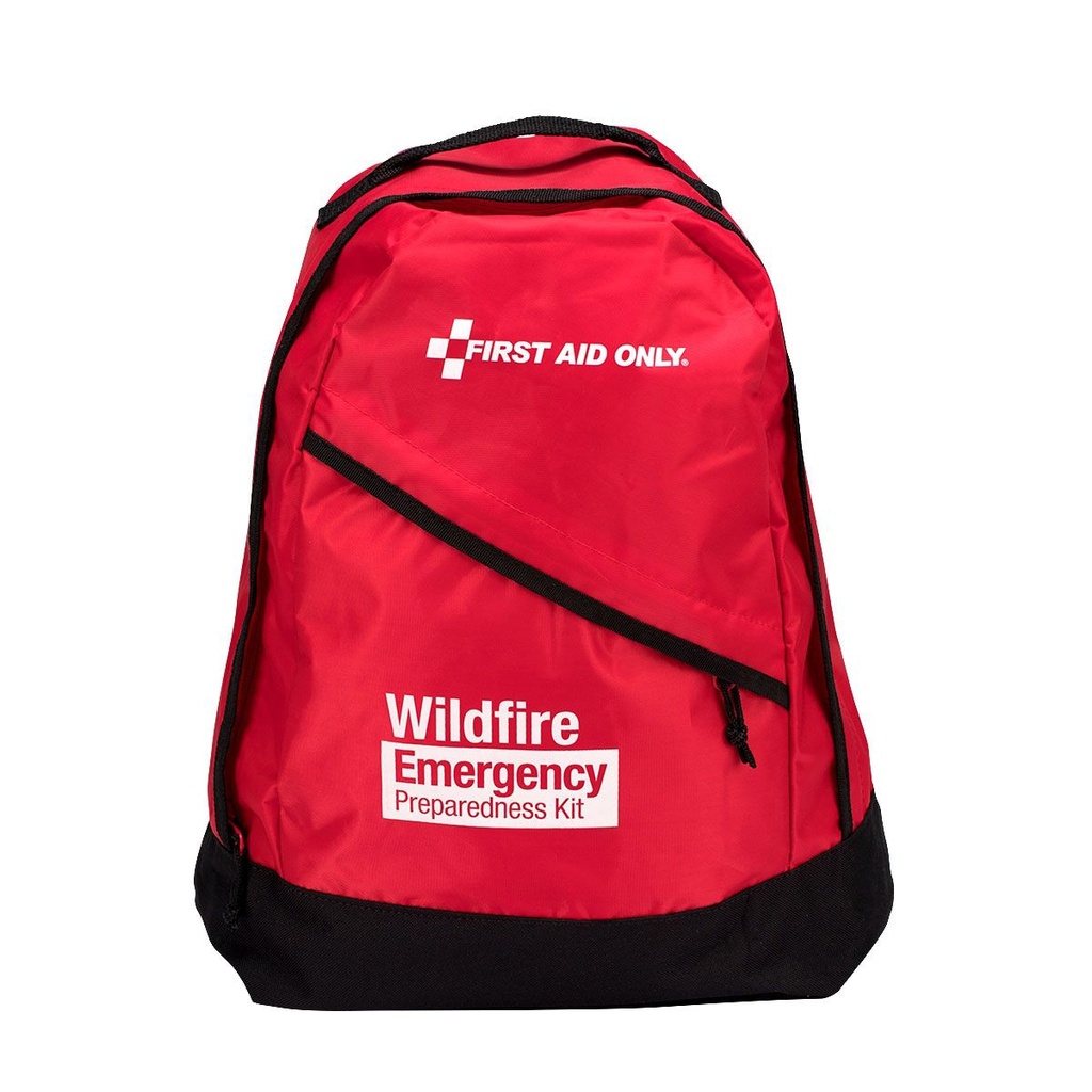First Aid Only 2 Person Emergency Preparedness Wildfire Kit with Backpack