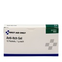 First Aid Only Anti-Itch Gel Pack, 12/Box