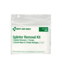 First Aid Only Splinter Removal Kit with Plastic Pouch