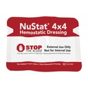 First Aid Only NuStat 4 inch x 4 inch Hemostatic Gauze Dressing Pad