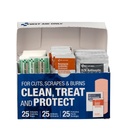 First Aid Only Clean Treat and Protect Wound Care Kit