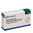 First Aid Only IvyX Poison Oak and Ivy Post-Contact Cleanser Towelette, 4/Box