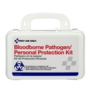 First Aid Only BloodBorne Pathogen (BBP) Unitized Spill Clean Up Kit with Plastic Case