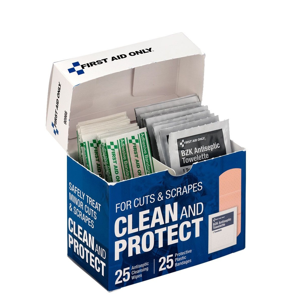 First Aid Only Clean and Protect Wound Care Kit