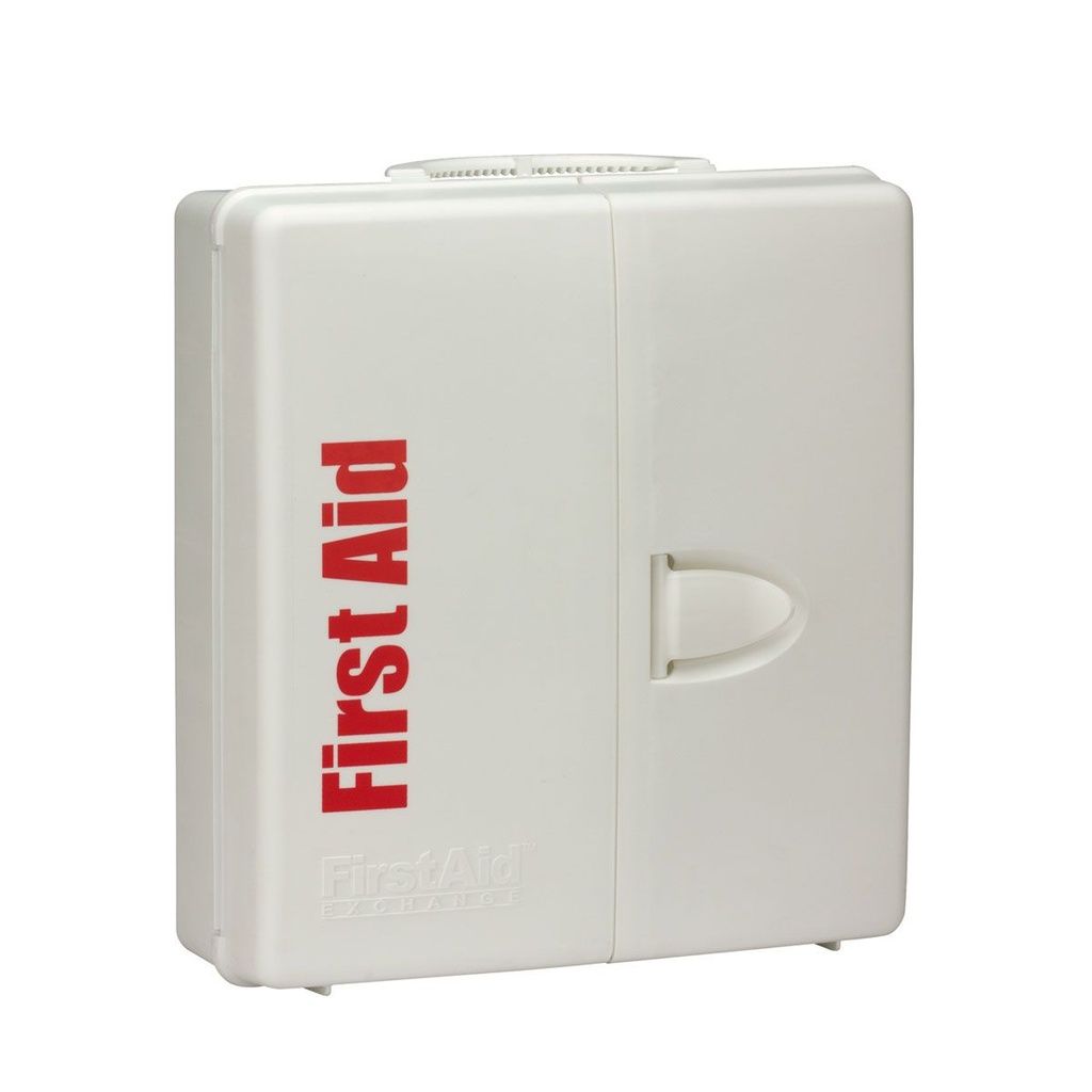 First Aid Only SmartCompliance 50 Person Large Plastic First Aid Food Service Cabinet with Medications