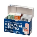First Aid Only Clean Treat and Protect Wound Care Kit