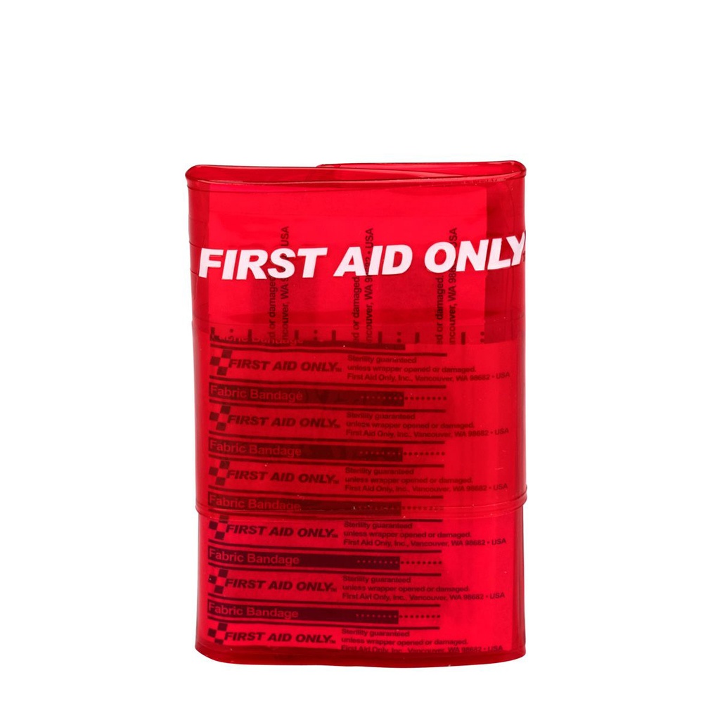 First Aid Only Trifold Travel First Aid Kit with Vinyl Case