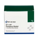 First Aid Only 52 inch x 84 inch Aluminized Rescue Blanket, 5/Box