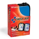 First Aid Only 103 Piece Vehicle First Aid Kit with Fabric Case