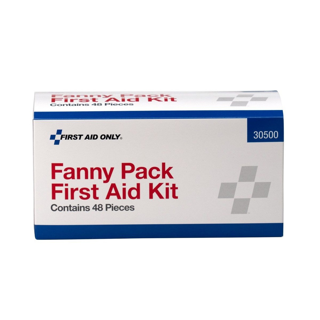 First Aid Only Fanny Pack First Aid Kit with Fabric Case
