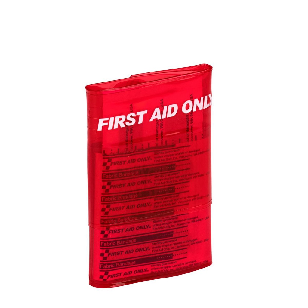 First Aid Only Trifold Travel First Aid Kit with Vinyl Case