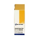 First Aid Only Assorted Gauze Dressing Pad, 48/Box
