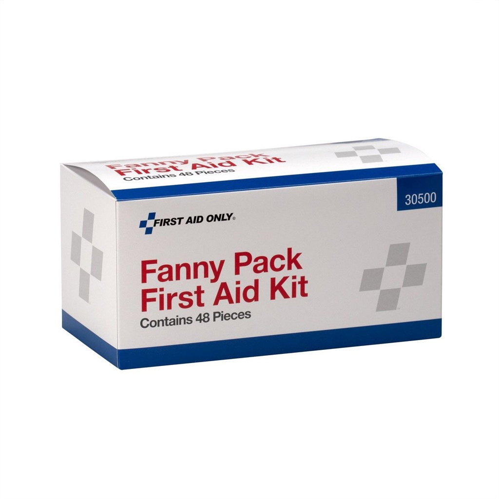 First Aid Only Fanny Pack First Aid Kit with Fabric Case