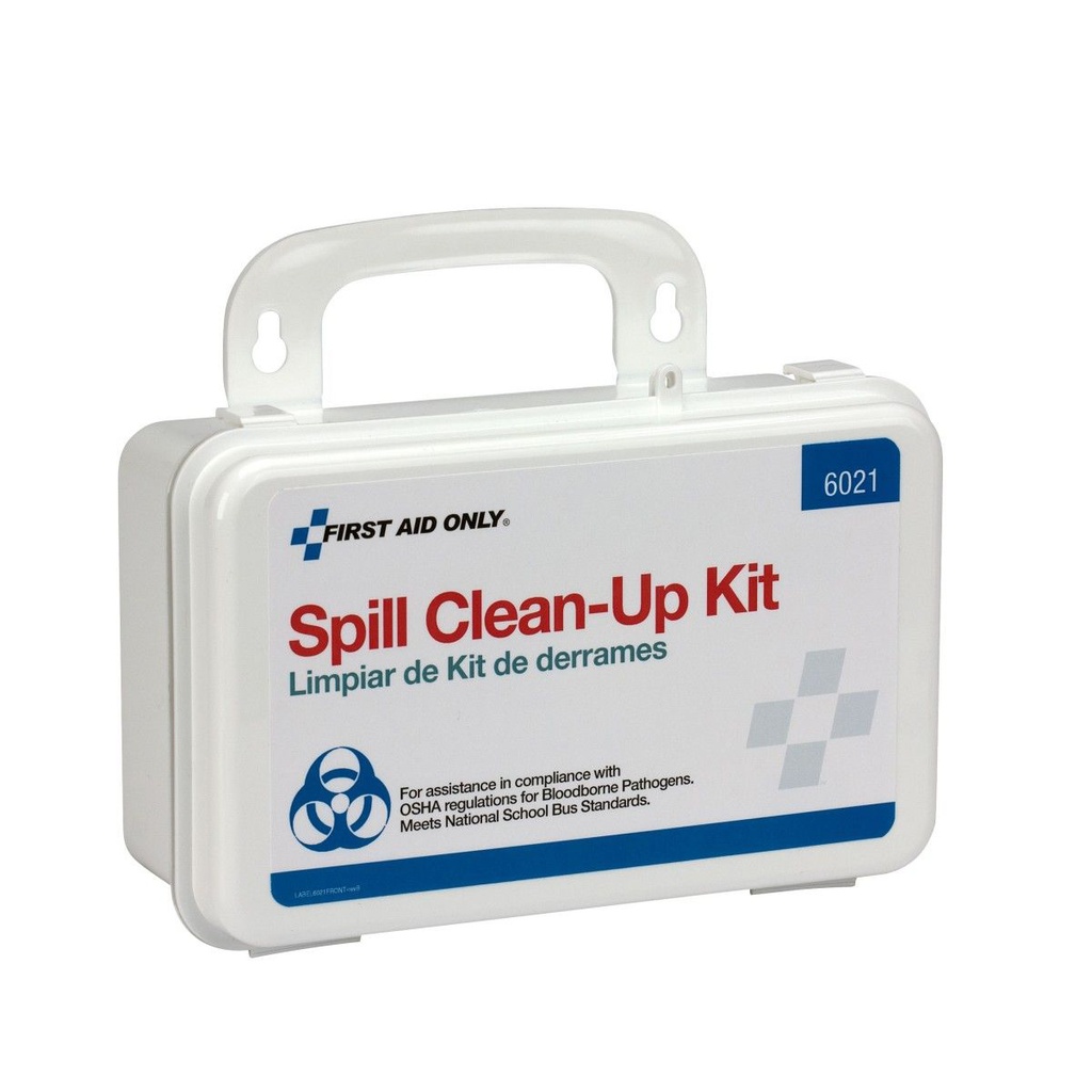 First Aid Only Weatherproof BBP Spill Clean Up Kit with Plastic Case