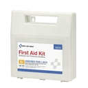 First Aid Only 50 Person Weatherproof ANSI Class A+ Bulk First Aid Kit with Plastic Case & Dividers