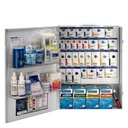 First Aid Only SmartCompliance 150 Person XL Food Service First Aid Kit with Medications & Metal Cabinet