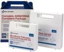 First Aid Only 50 Person ANSI/OSHA First Aid and BBP Pack Kit with Plastic Case