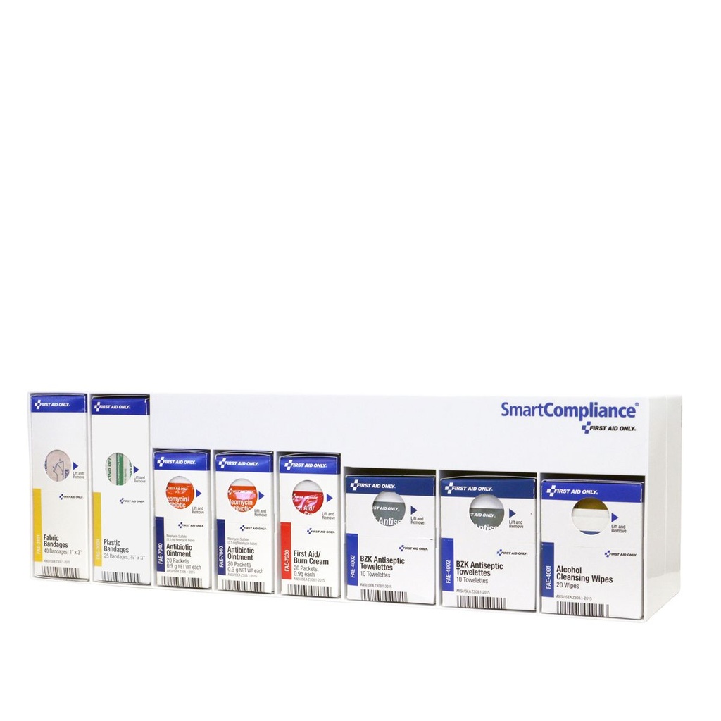 First Aid Only SmartCompliance Clean Treat & Protect RetroFit Station Grid