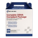 First Aid Only 50 Person OSHA First Aid and BBP Pack Kit with Plastic Case
