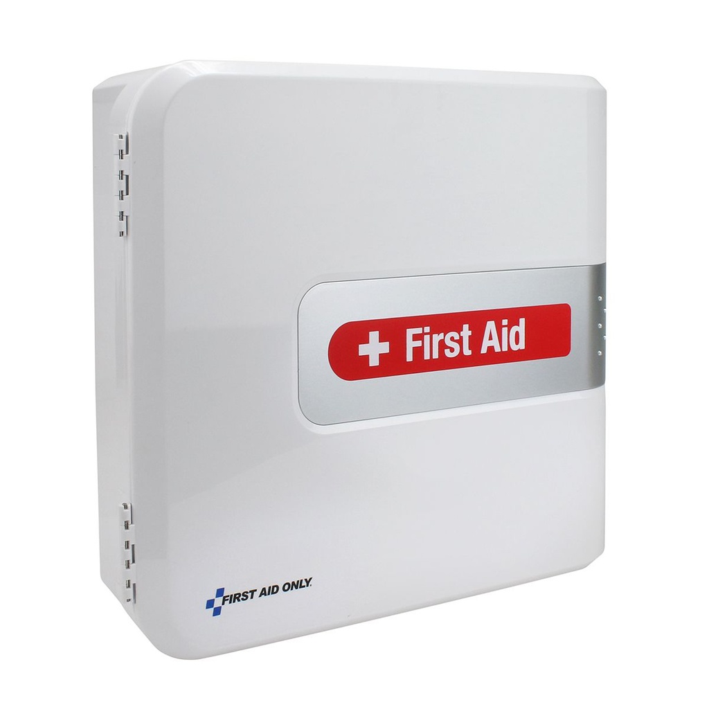 First Aid Only SmartCompliance Food Service Complete First Aid Kit with Medications & Plastic Cabinet