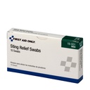 First Aid Only Sting Relief Swab, 10/Box