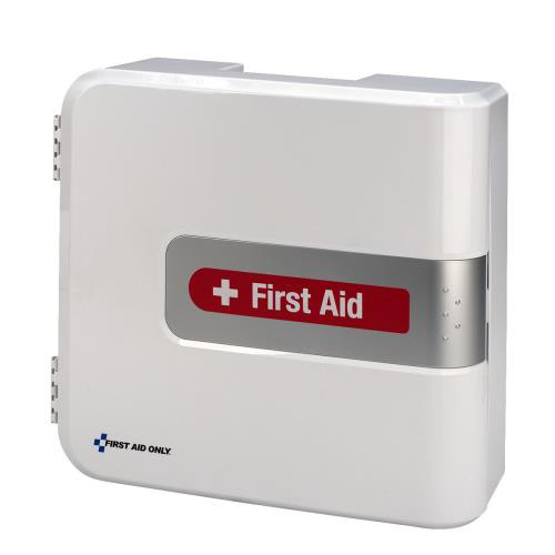 First Aid Only SmartCompliance Food Service Complete First Aid Kit with Plastic Cabinet