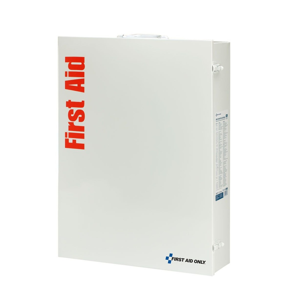 First Aid Only 200 Person 5 Shelf Industrial First Aid Station with 22-Pocket Liner and Metal Case