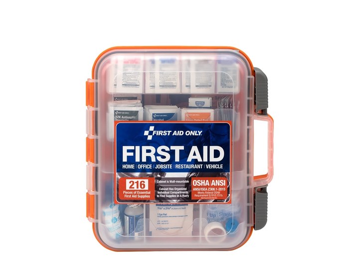 First Aid Only 50 Person ANSI Class A+ First Aid Kit with Plastic Case