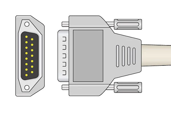 Nihon Kohden Compatible Direct-Connect EKG Cable - BA-903D