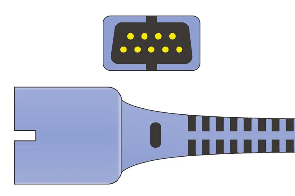 Cables and Sensors SpO2 Sensor, Nellcor Oxi-Max, 9ft Cable, Adult Clip