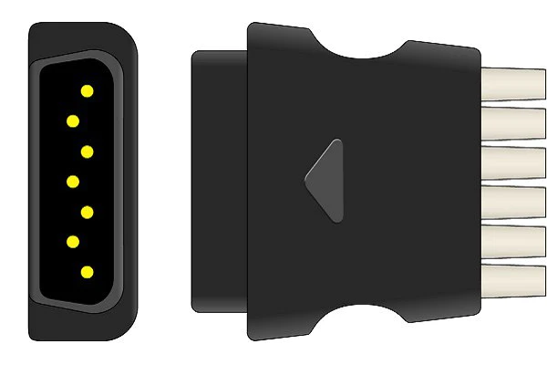 ECG Leadwire, 6 Lead Snap, Stryker>Medtronic>Physio-Control Compatible, w/ OEM: 11110-000103