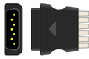 ECG Leadwire, 6 Lead Snap, Stryker>Medtronic>Physio-Control Compatible, w/ OEM: 11110-000103