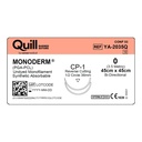 Surgical Specialties Quill Monoderm 0 36 mm Polyglycolic Acid / PCL Absorbable Suture with Needle and Undyed, 12 per Box