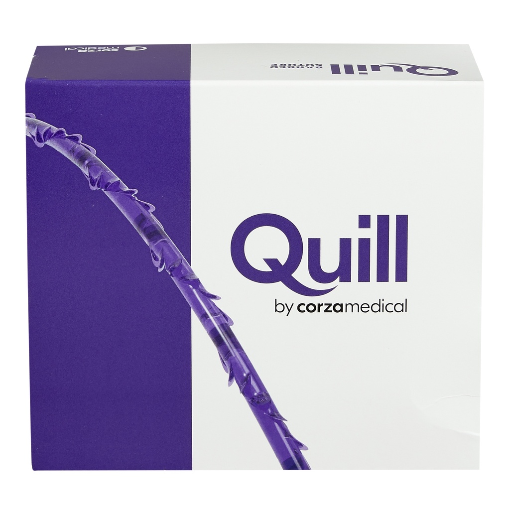 Surgical Specialties Quill 2 48 mm Polydioxanone Absorbable Suture with Needle and Violet, 12 per Box