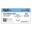 Surgical Specialties Quill 2-0 7 cm Polypropylene Non Absorbable Suture with Needle and Undyed, 12 per Box