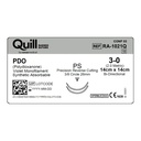 Surgical Specialties Quill 3-0 26 mm Polydioxanone Absorbable Suture with Needle and Violet, 12 per Box