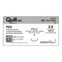 Surgical Specialties Quill Monoderm 19 mm x 45 cm Polydioxanone Absorbable Suture with Needle and Violet, 12 per Box